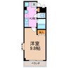 ファインリーフ 1Kの間取り