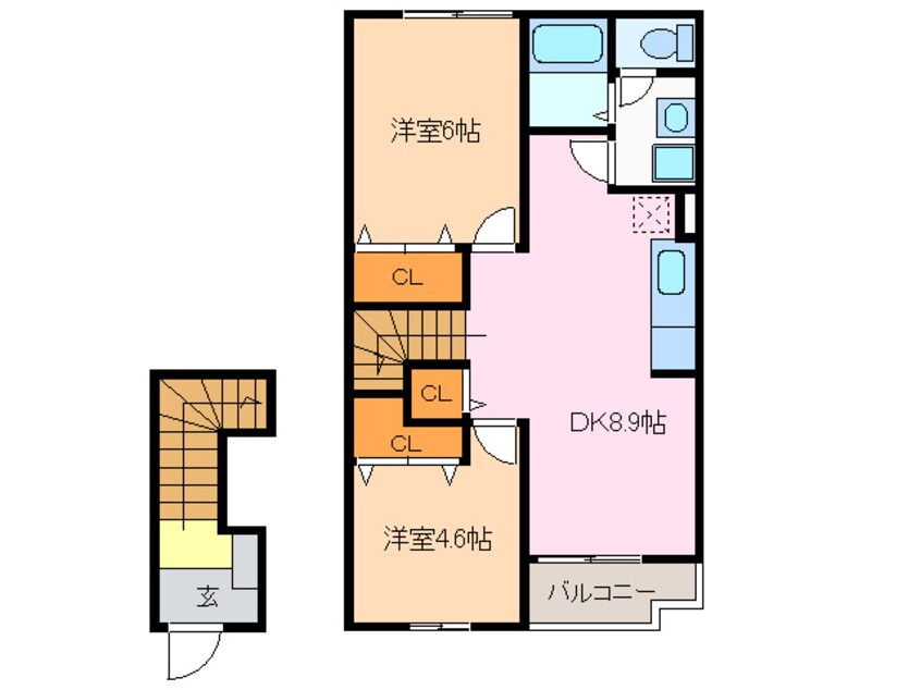 間取図 ジュネス大高緑地