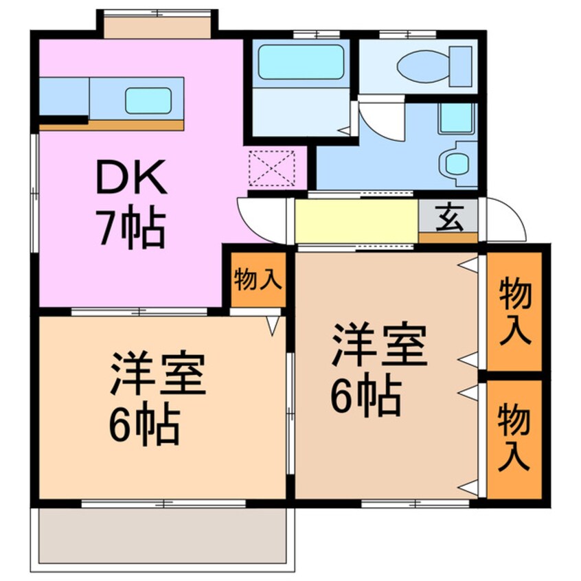 間取図 セゾン神沢