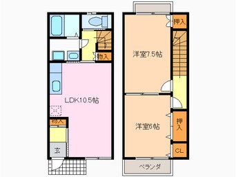 間取図 プラッサムコート桶狭間