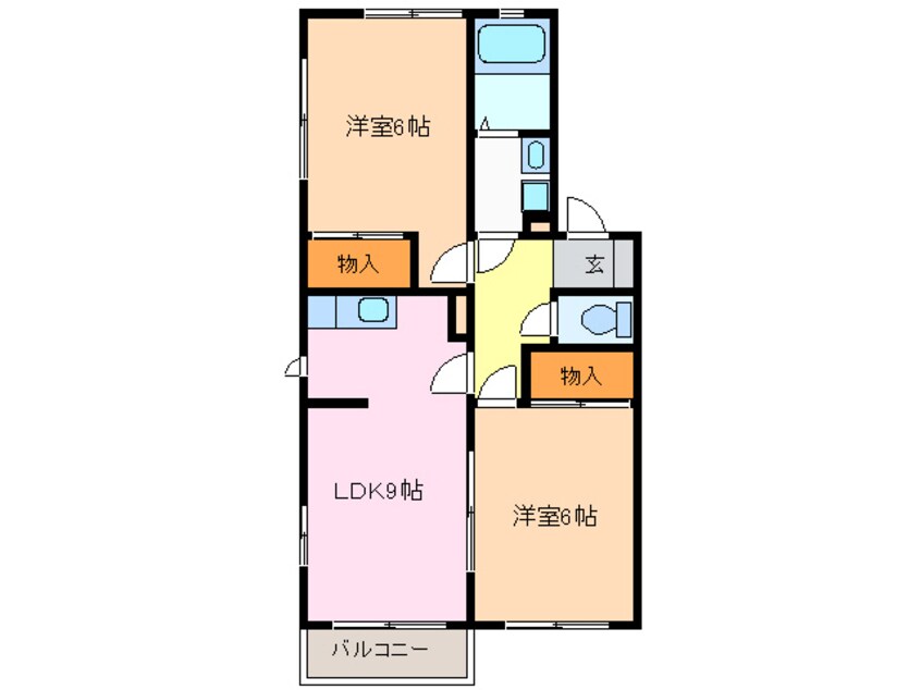 間取図 エーデルワイス