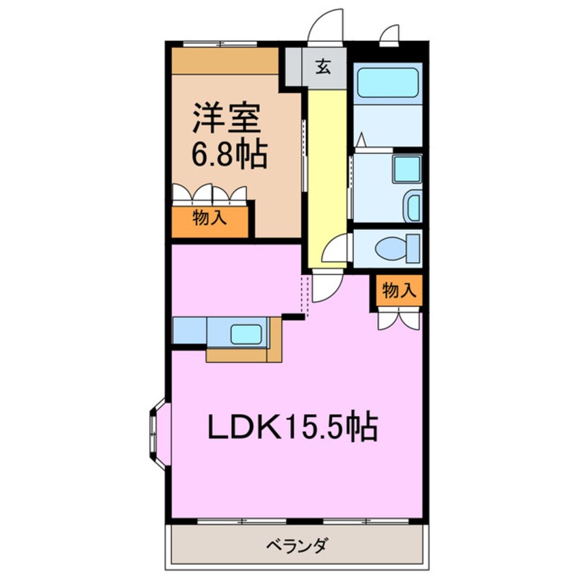 間取図 ウイング清水山