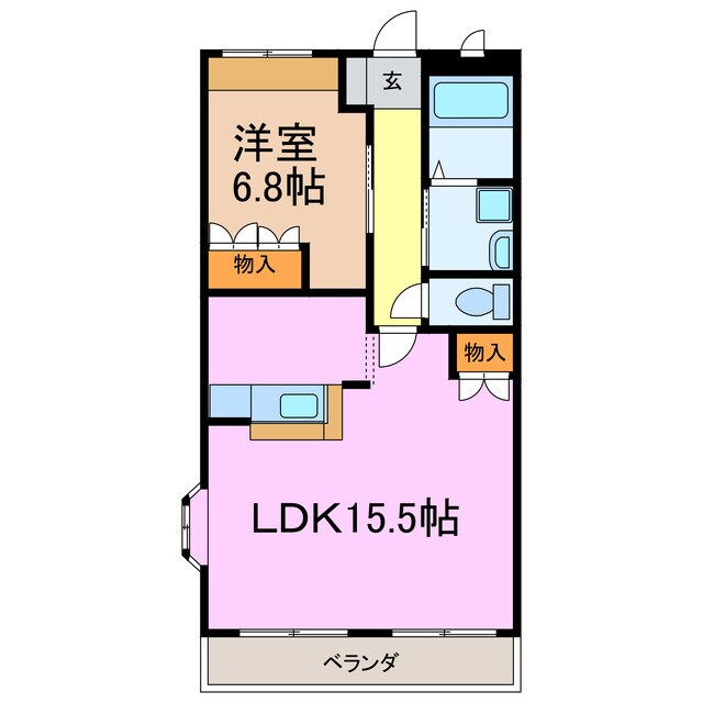 間取り図 ウイング清水山