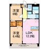 ＳＵＮ島田 2LDKの間取り