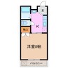 ホワイトピア岩崎 1Kの間取り