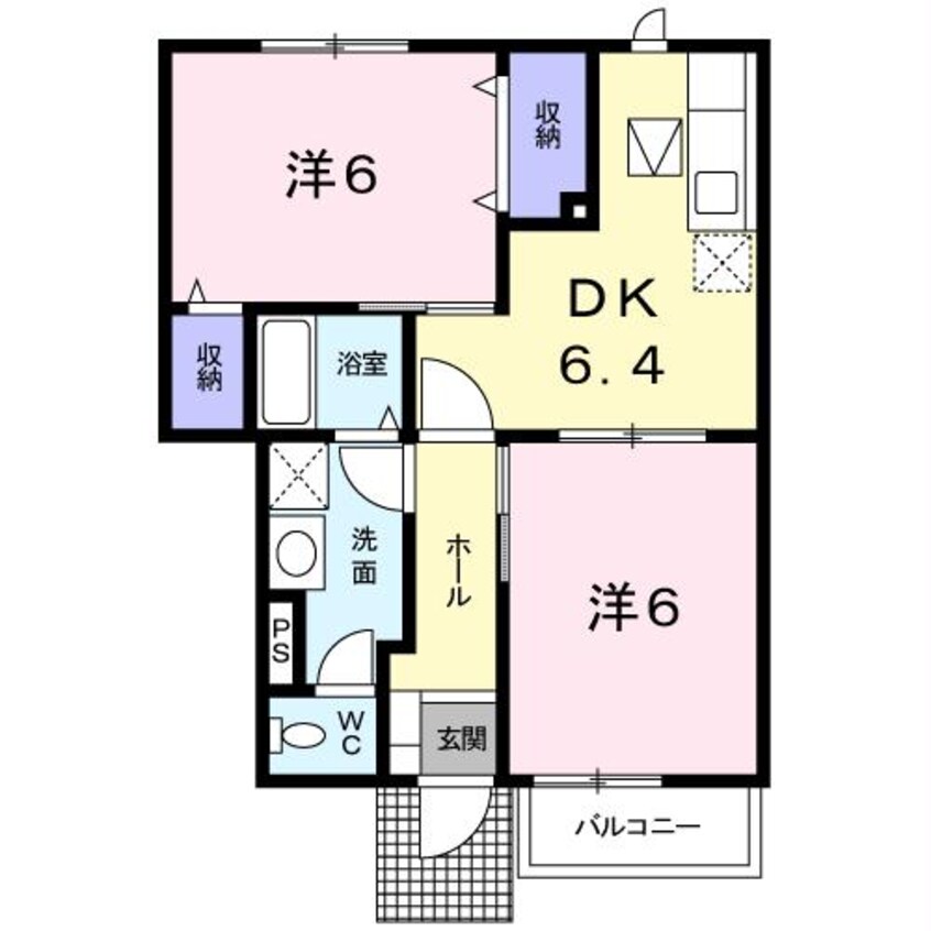 間取図 クレセントタウン