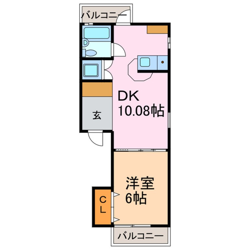 間取図 ハイツ半ノ木