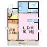 シャーメゾンエムズ 1LDKの間取り