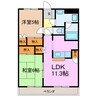 グランヴィア 2LDKの間取り