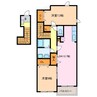 ベルプロムナード 2LDKの間取り