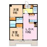 Cielo sereno 2LDKの間取り