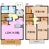 リビングタウン岩崎台 C棟・D棟 3LDKの間取り