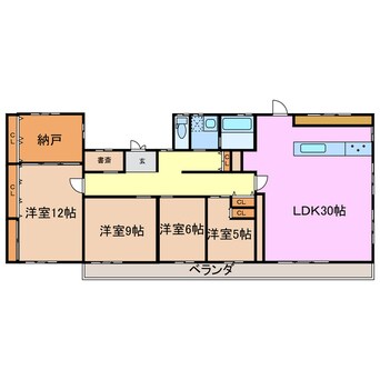 間取図 アメニティ大清水