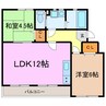 なるみグリーンコーポ 2LDKの間取り