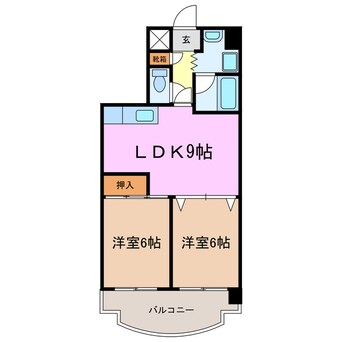 間取図 ニッシンパークサイド