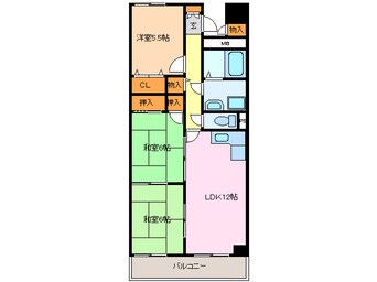 間取図 ベルビレッジ上汐田