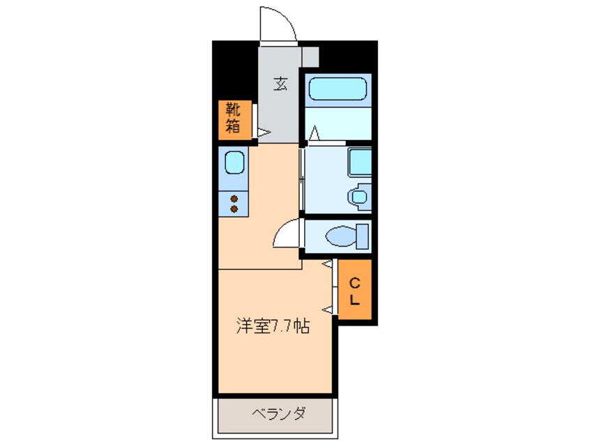 間取図 ベテル鳴子