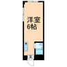 池上館 1Rの間取り