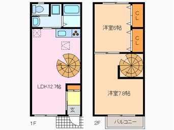 間取図 Ｃａｓａ神沢