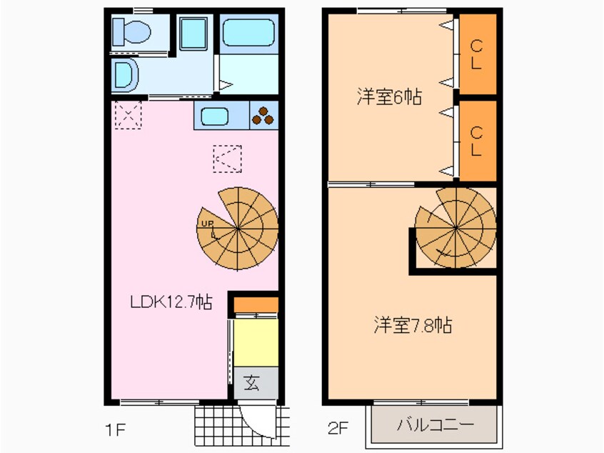 間取図 Ｃａｓａ神沢