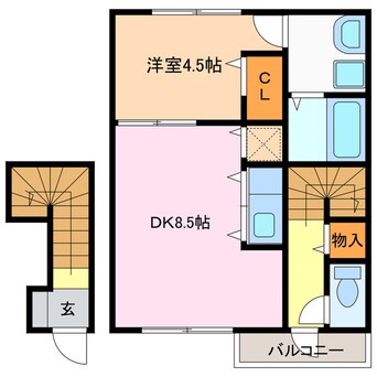 間取図 Ｂreeze漆山