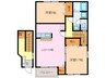 ロジュマンＭ＆Ａ 2LDKの間取り