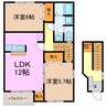 ロジュマン　Ｍ＆Ａ 2LDKの間取り