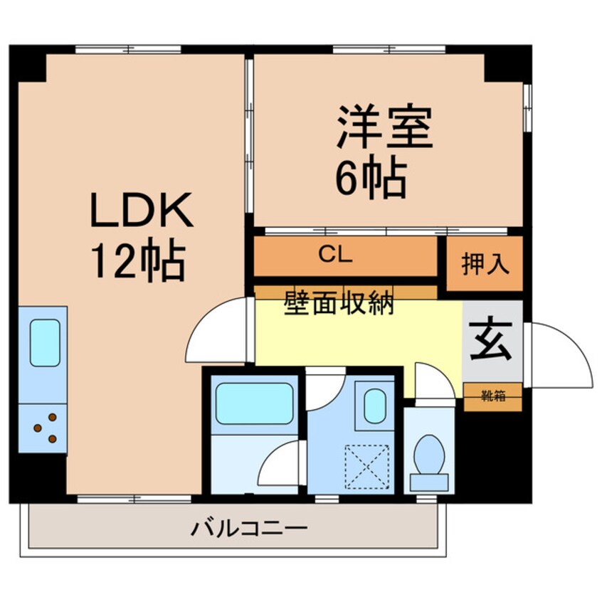 間取図 はなぶさビル