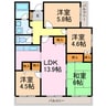 ドール大高 4LDKの間取り