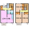 パセオみどり 3LDKの間取り