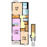 名鉄名古屋本線/鳴海駅 徒歩12分 2階 築15年 2LDKの間取り
