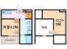 エミューロ 1Kの間取り