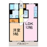 第一螺貝ビル 1LDKの間取り