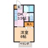 Ｎorth River 1DKの間取り