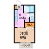 Ｎorth River 1Kの間取り