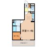 ヴェリエーロ 1Rの間取り