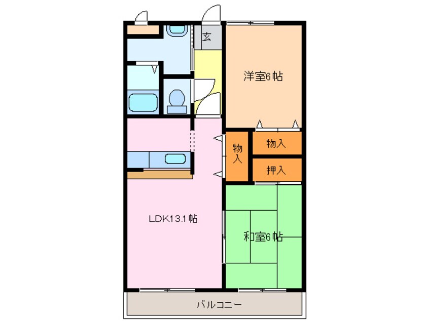 間取図 ひまわり