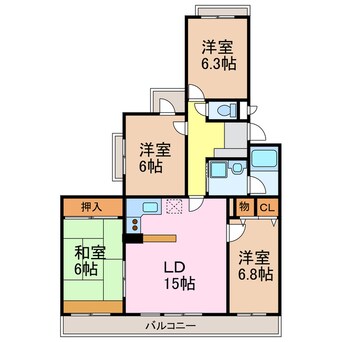 間取図 ユニーブル有松