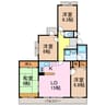 ユニーブル有松 4LDKの間取り