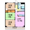 ファミール下瀬木 3LDKの間取り