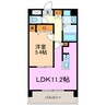 ヴェリテkei 1LDKの間取り