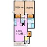 アプリコットⅡ 2LDKの間取り