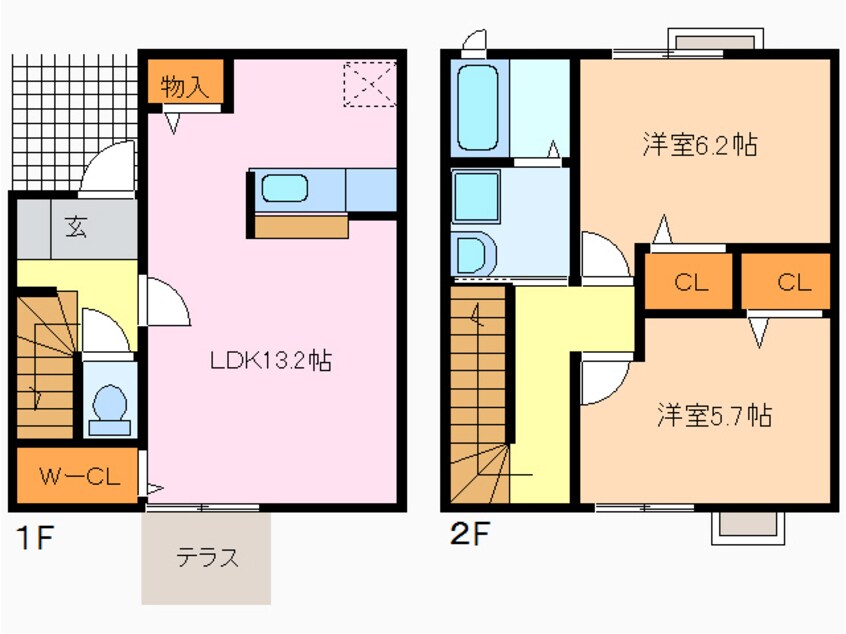 間取図 グリーンヒルズハウス（四本木）