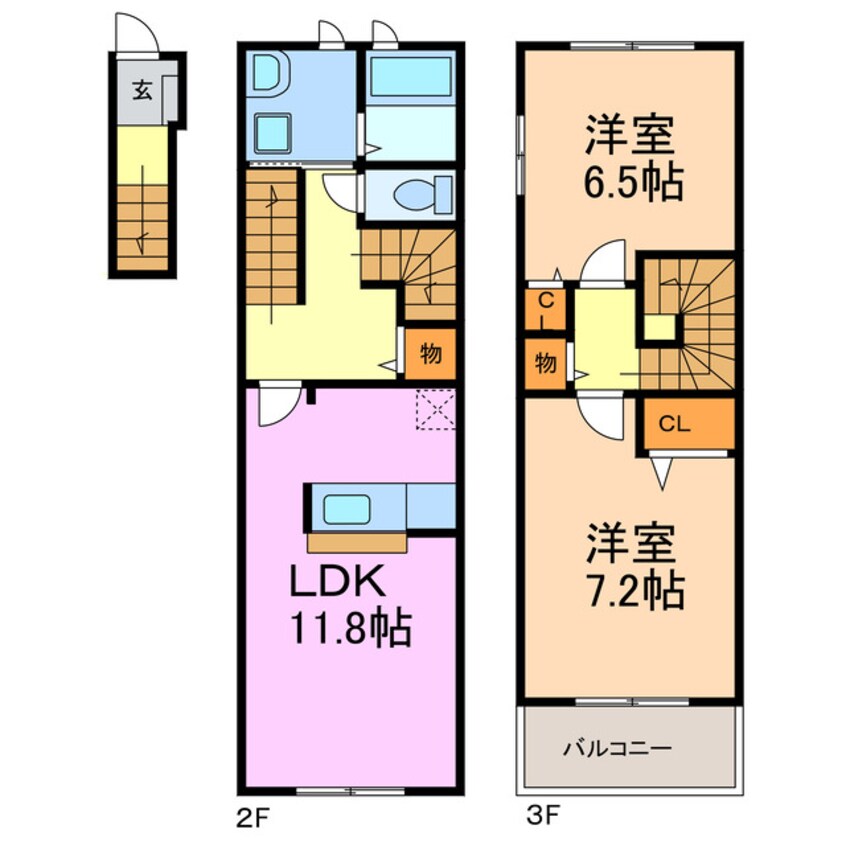 間取図 アプリコットⅠ