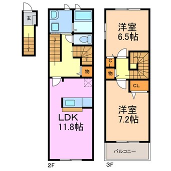 間取図 アプリコットⅠ