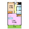 ヒールコート 1LDKの間取り