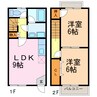 ＰＬＡＮＥＴ 2LDKの間取り