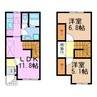 ピュア（豊明市） 2LDKの間取り