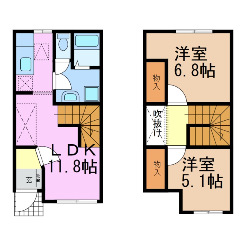 間取図 ピュア（豊明市）