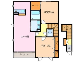 間取図 ロジェ西神の倉北館Ｃ棟